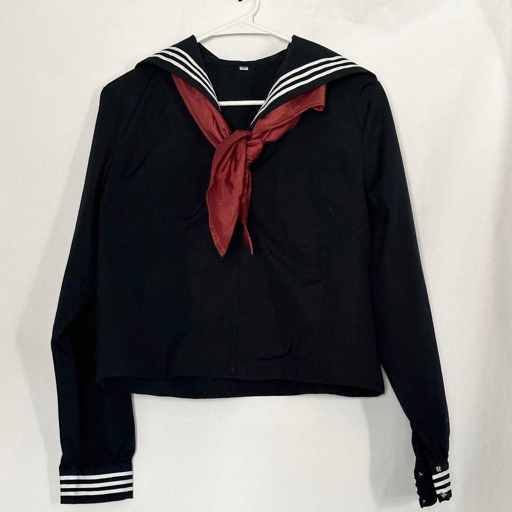 Cecile Seifuku top Flap collar